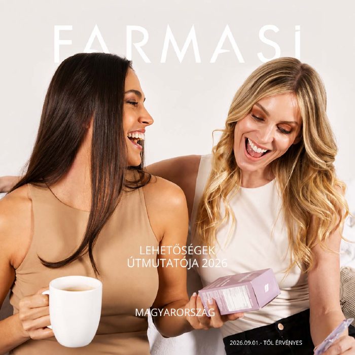 Farmasi – Lehetőségek útmutatója 2026 – borító